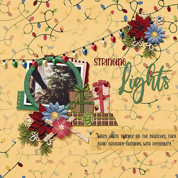 Stringing Lights