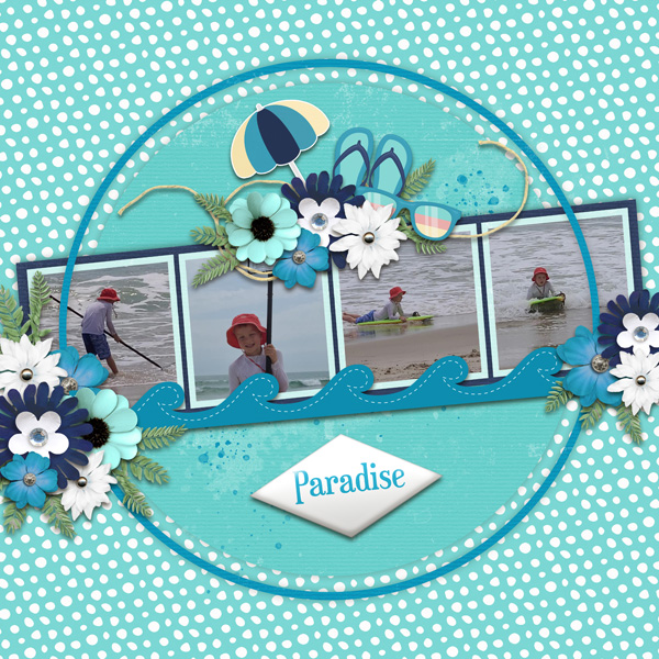 Summer Breeze Kit + Template #3-Miss Fish