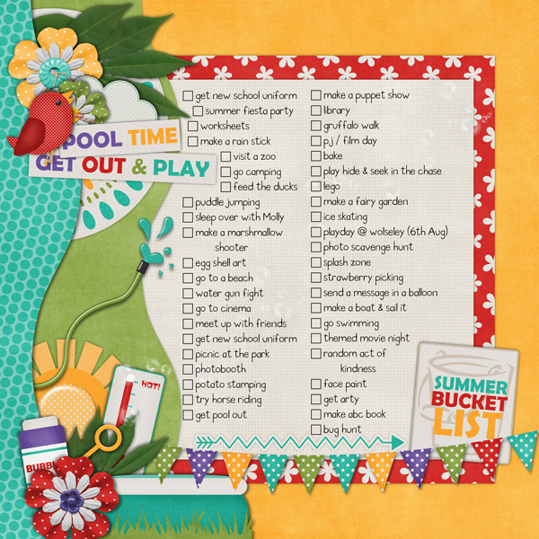 summer bucket list 2014