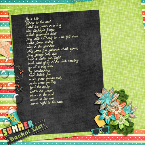 Summer Bucket List