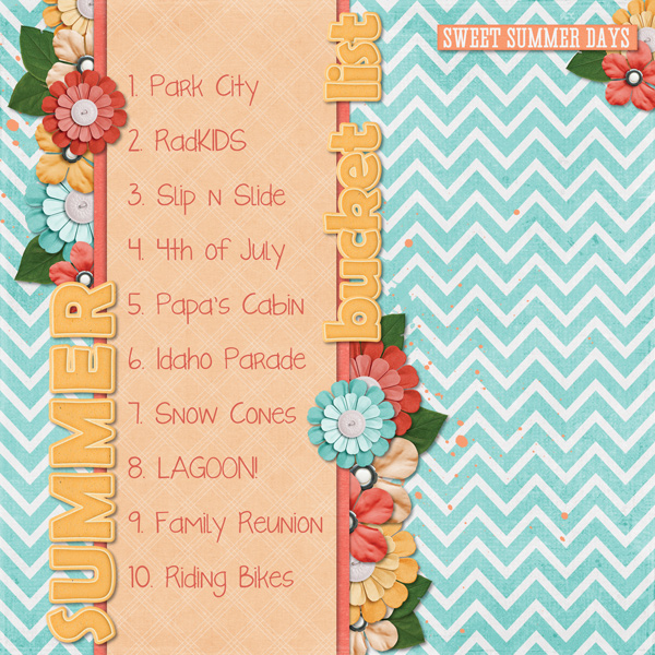 Summer Bucket List