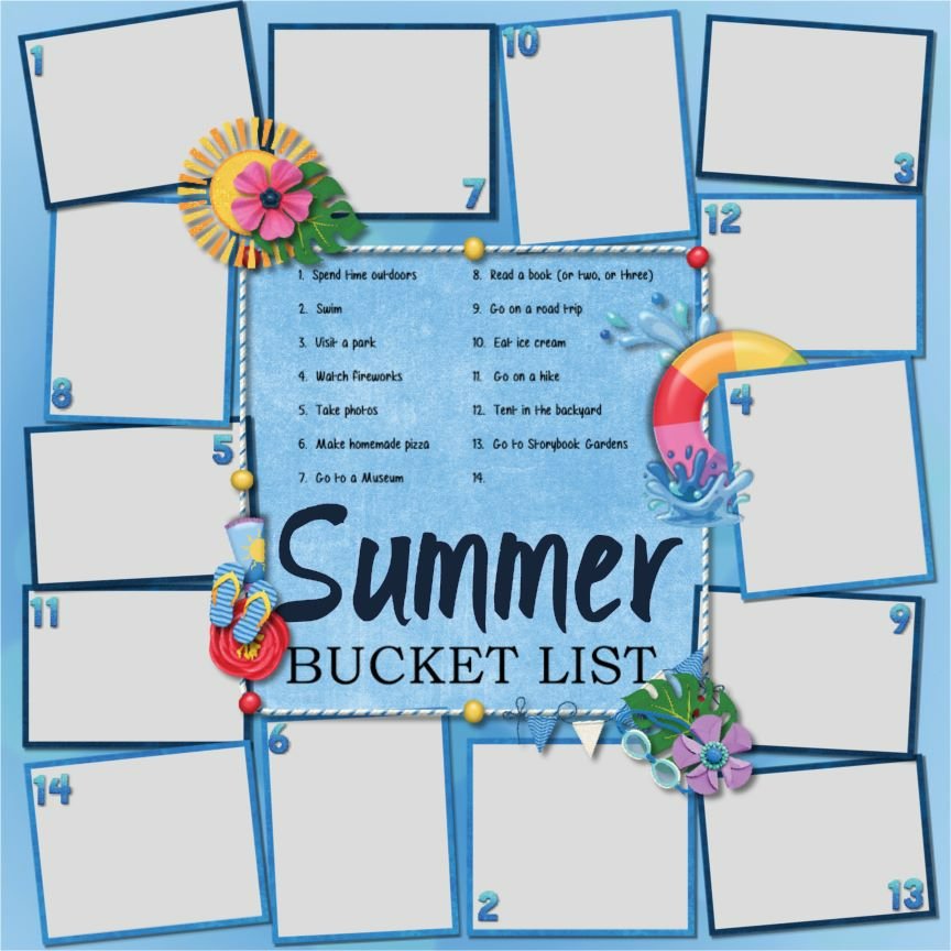 Summer Bucket List