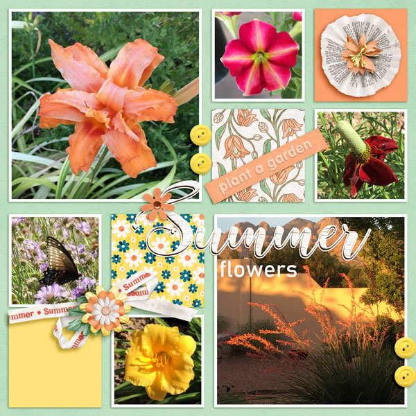 Summer Flowers - rewards challenge