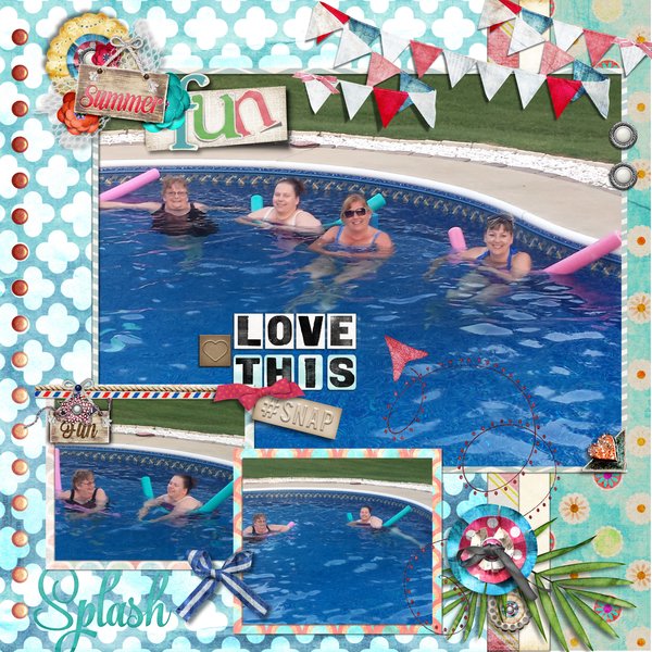 Summer fun in the pool