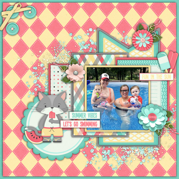SUMMER FUN - TWIN MOM SCRAPS