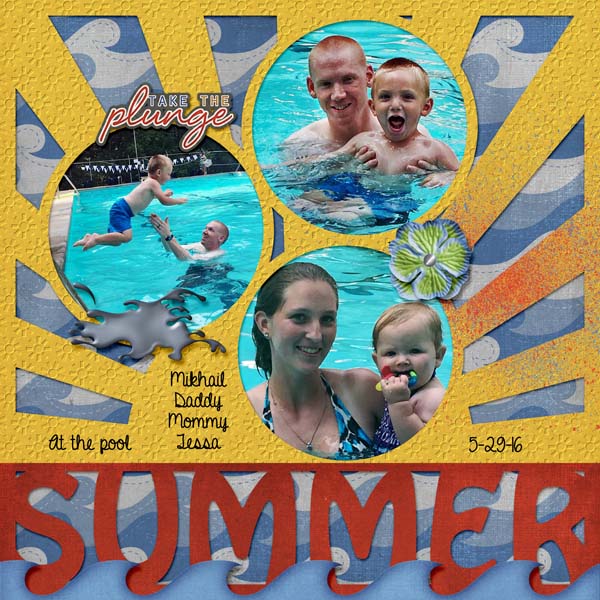 Summer pool time