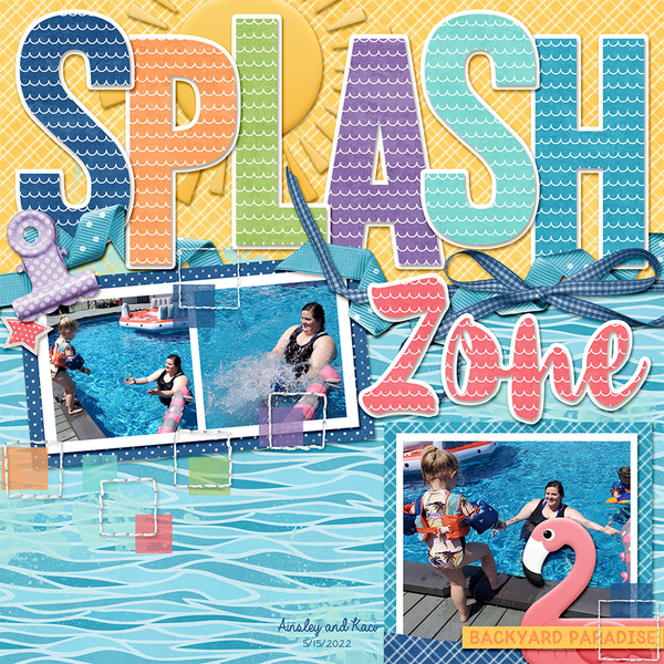 Summer Splash kit and Template Connie Prince