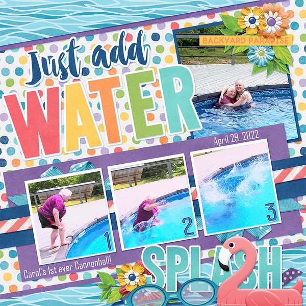 Summer Splash kit and Template Connie Prince