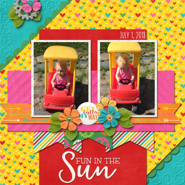 Summer Word Art Stamps