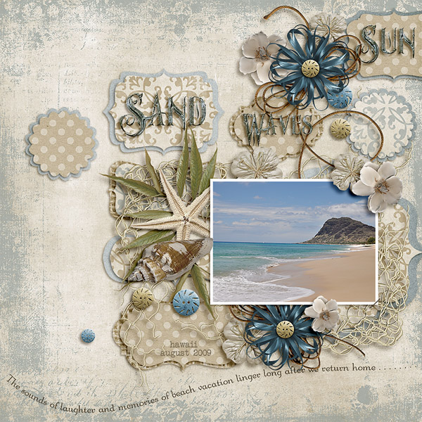 sun sand waves