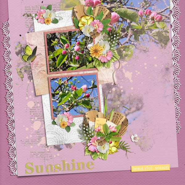 sunny april day