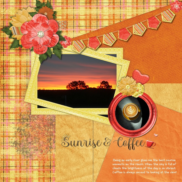 Sunrise and coffee