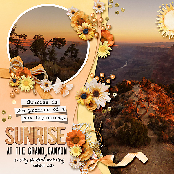Sunrise at the Grand Canyon