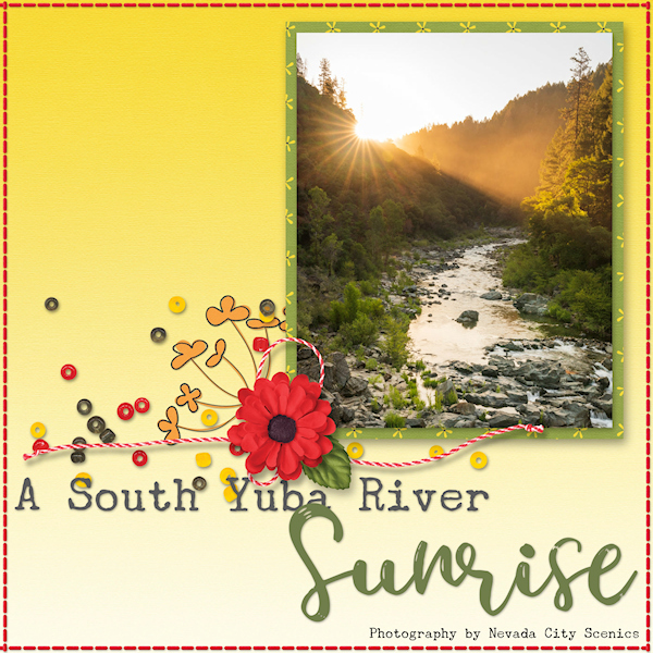 Sunrise at the Yuba