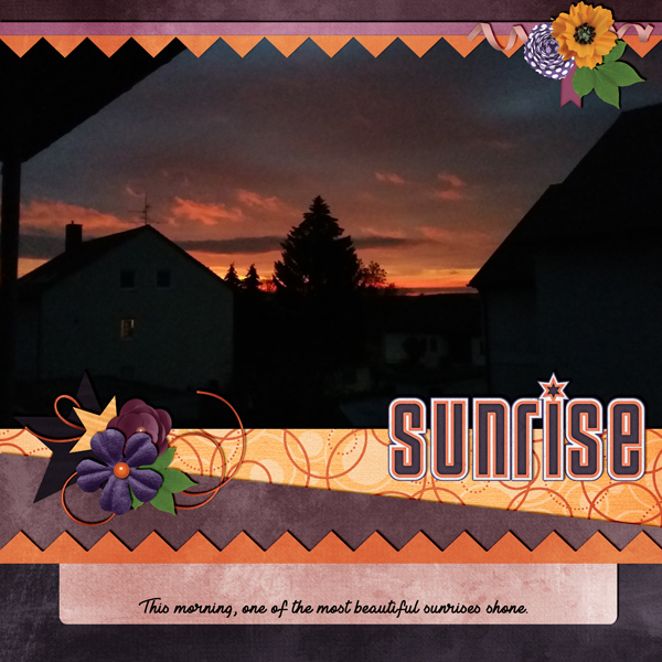 sunrise in november