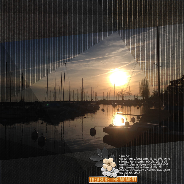 Sunset at Lutry