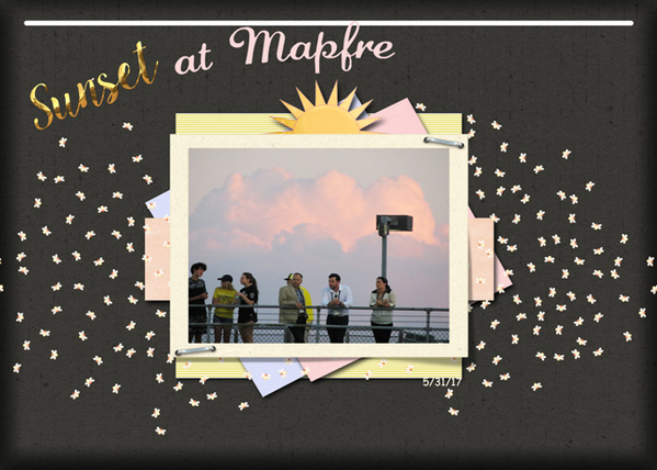 Sunset at Mapfre
