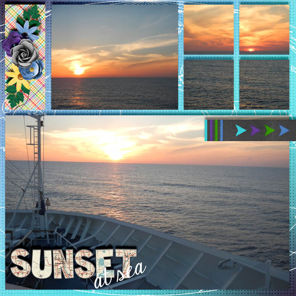 Sunset at Sea