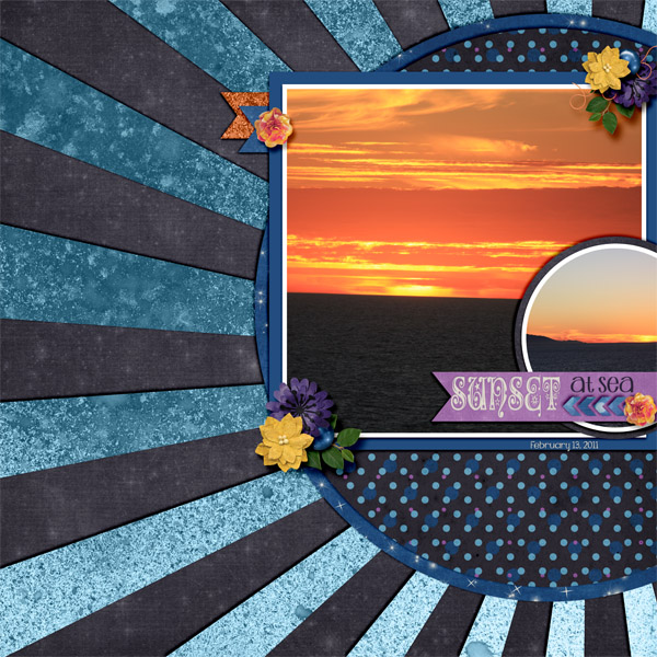 Sunset at Sea