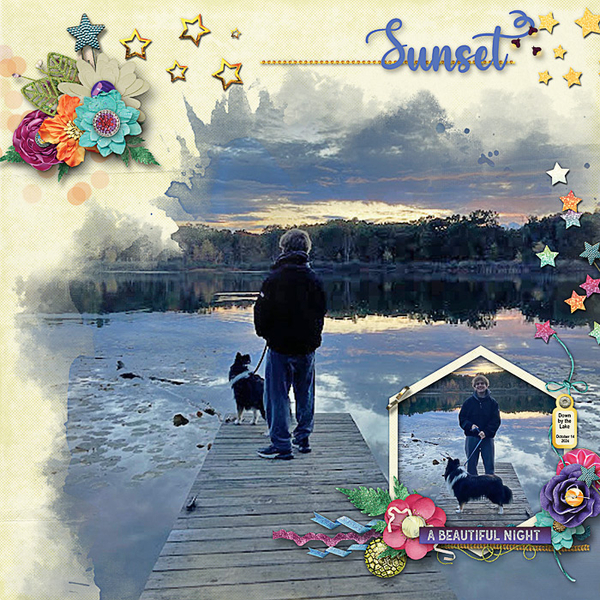 Sunset by the Lake