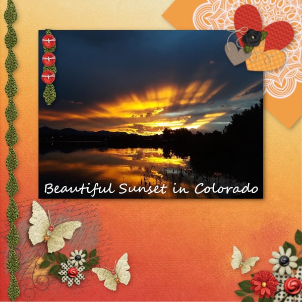 Sunset In Colorado