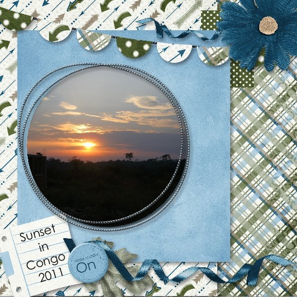 Sunset in Congo
