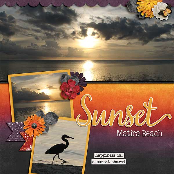 Sunset Matira Beach