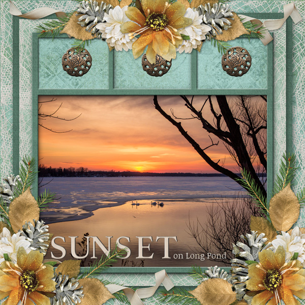 SUNSET on long pond!