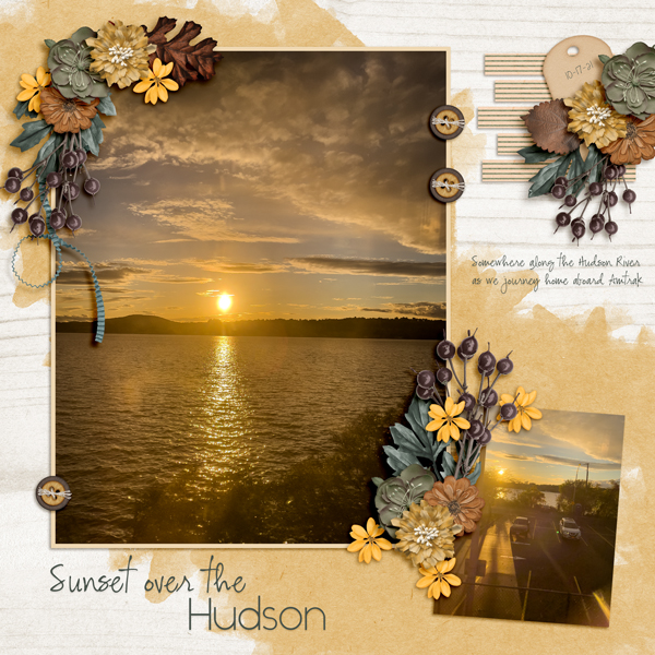Sunset over the Hudson