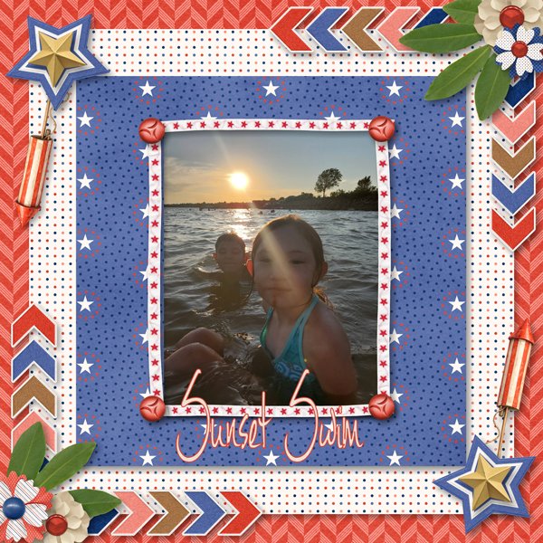 Sunset Swim