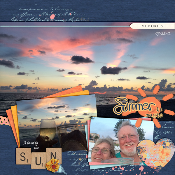 Sunset Toast Longboat 2014