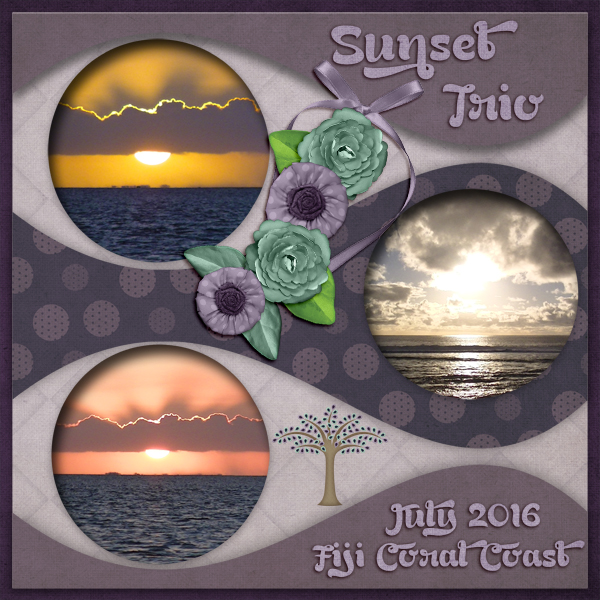 Sunset Trio