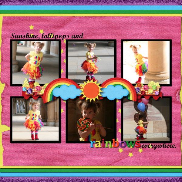 Sunshine, lollipops and rainbows everywhere.