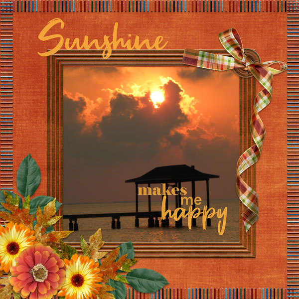 Sunshine ... makes me happy