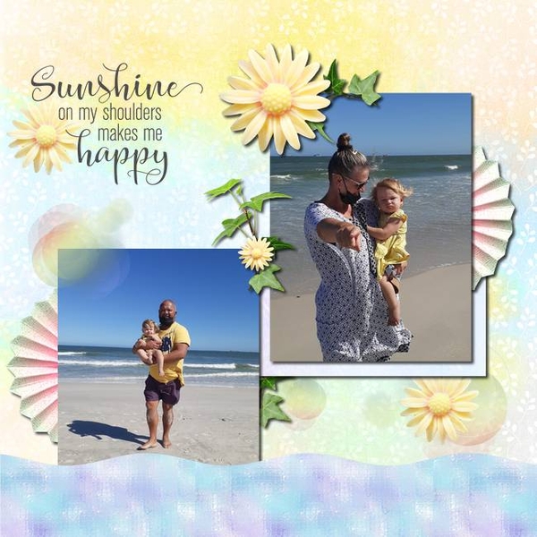 Sunshine on my shoulders make me happy