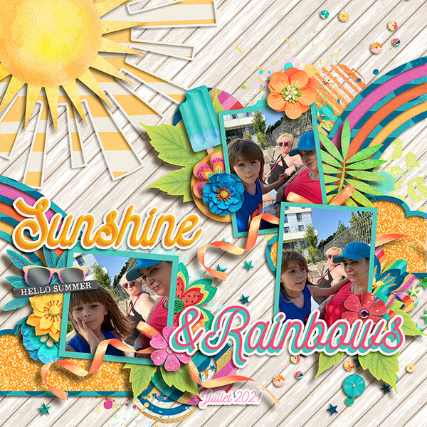Sunshine + rainbows