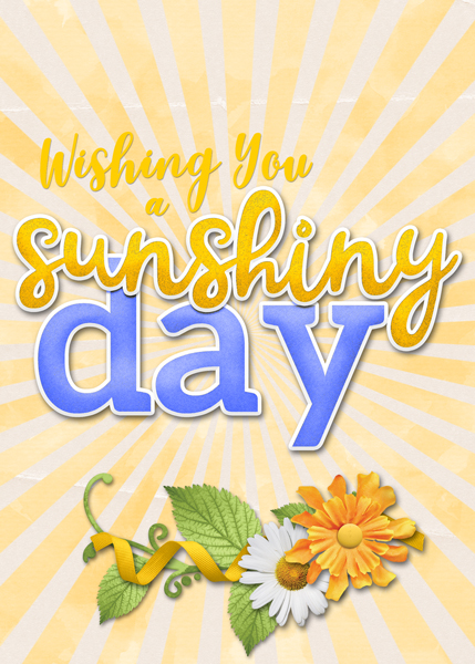 Sunshiny Day card