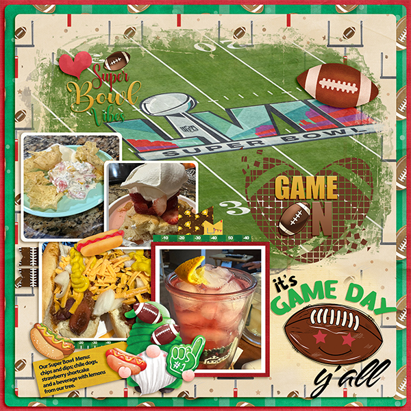 Super Bowl Menu