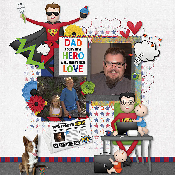 Super Dad by Boomersgirl Designs