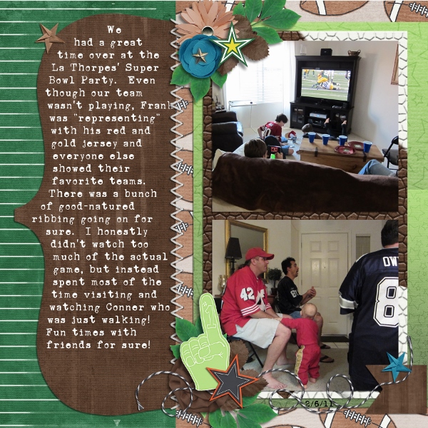 Superbowl Party Left