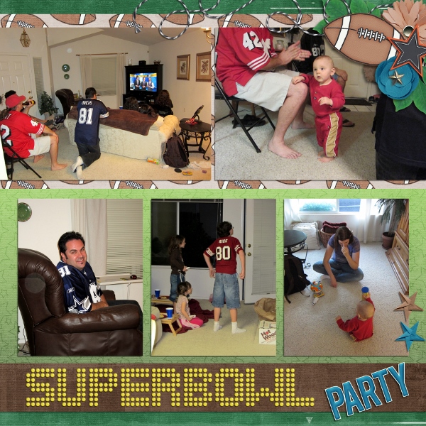 Superbowl Party Right