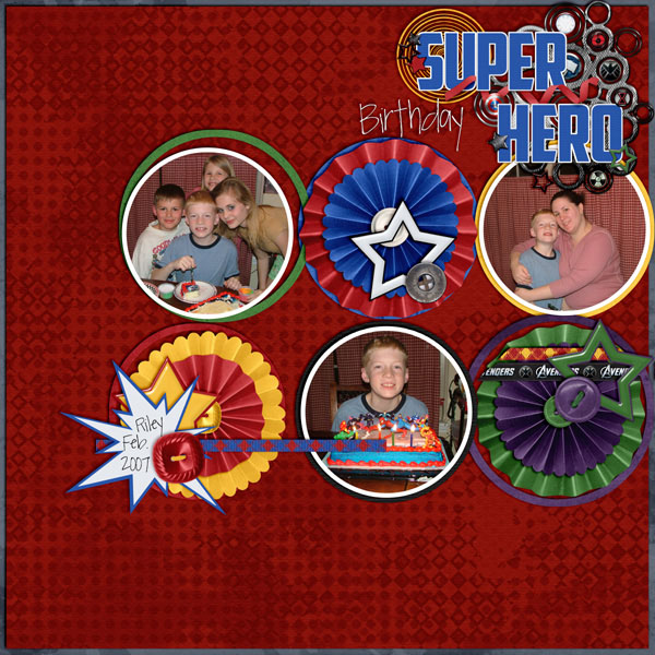 superhero bday