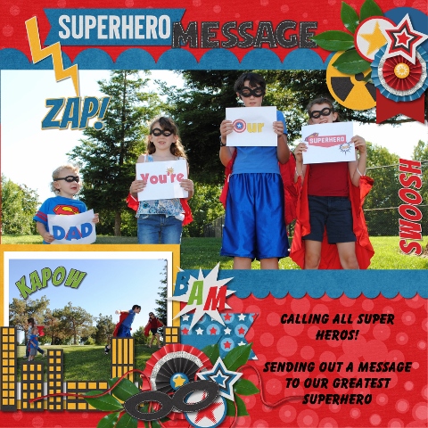 Superhero Message