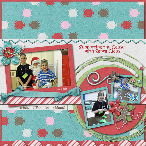 Supporting the Cause with Santa Claus