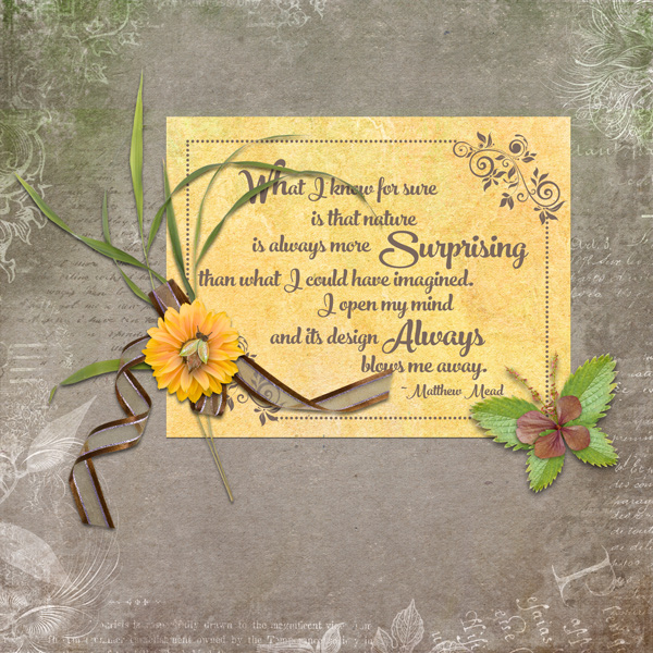 Surprising Nature