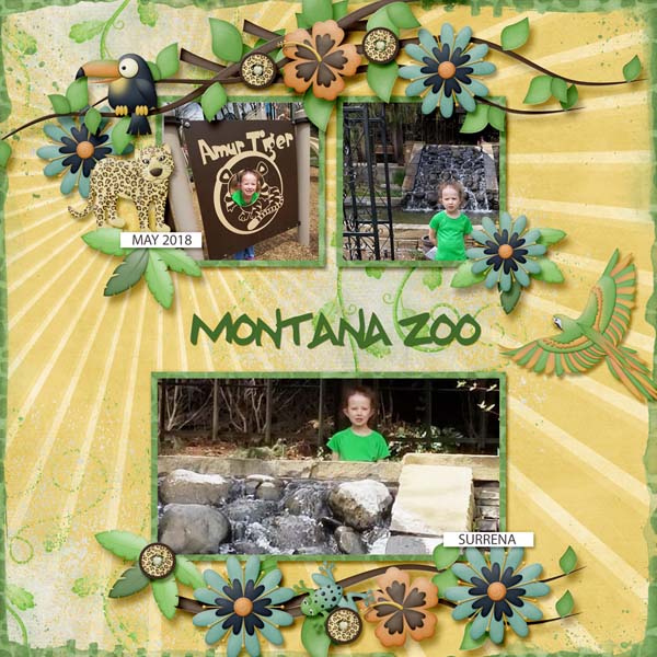 Surrena at the zoo