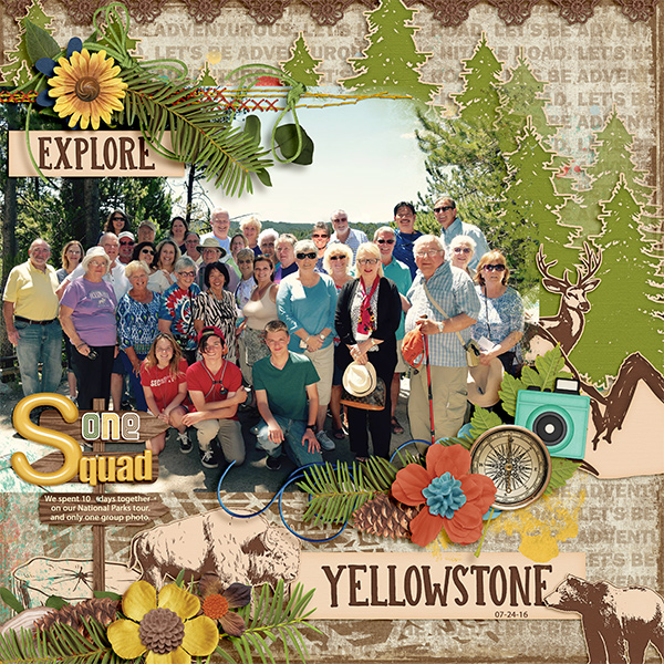 Survivor challenge 1: One Squad at Yellowstone