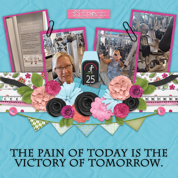 Sweat, Smile, Repeat-Scraps N Pieces