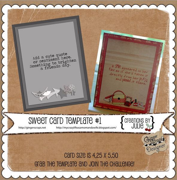Sweet Cards Template Challenge