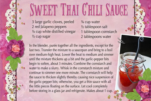 Sweet Chai Chili Sauce